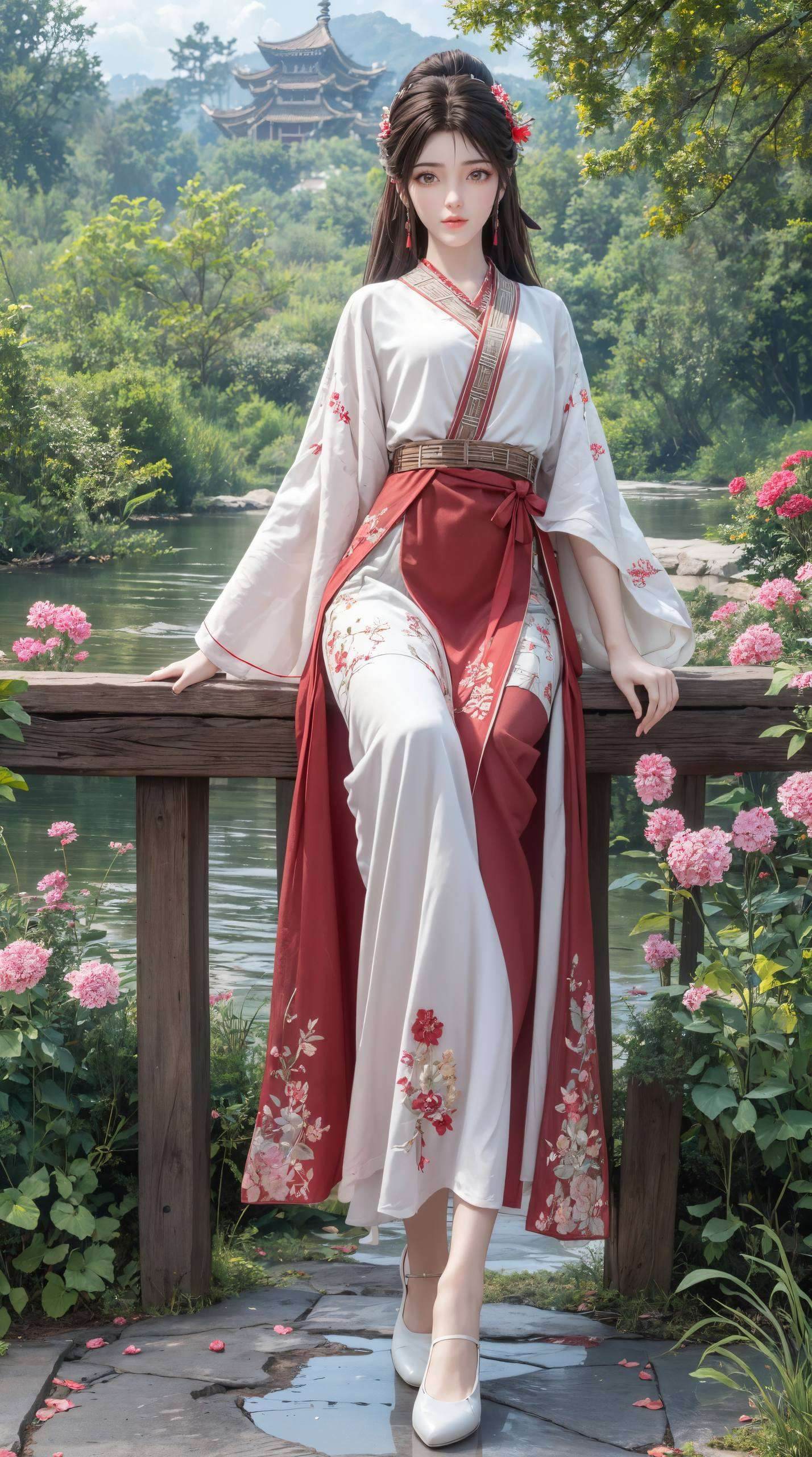 火灵儿采桑女动态壁纸高清美图