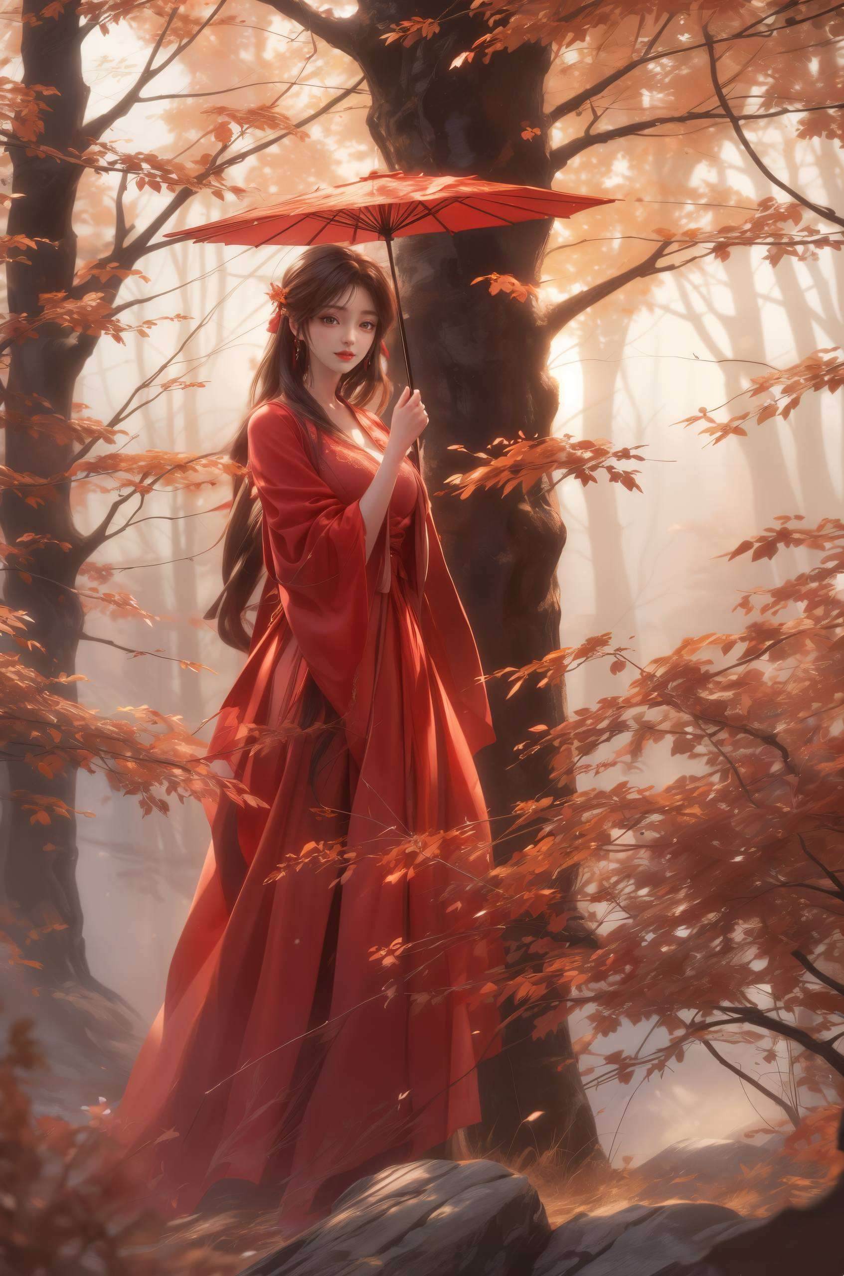 火灵儿和石昊落水壁纸高清美图