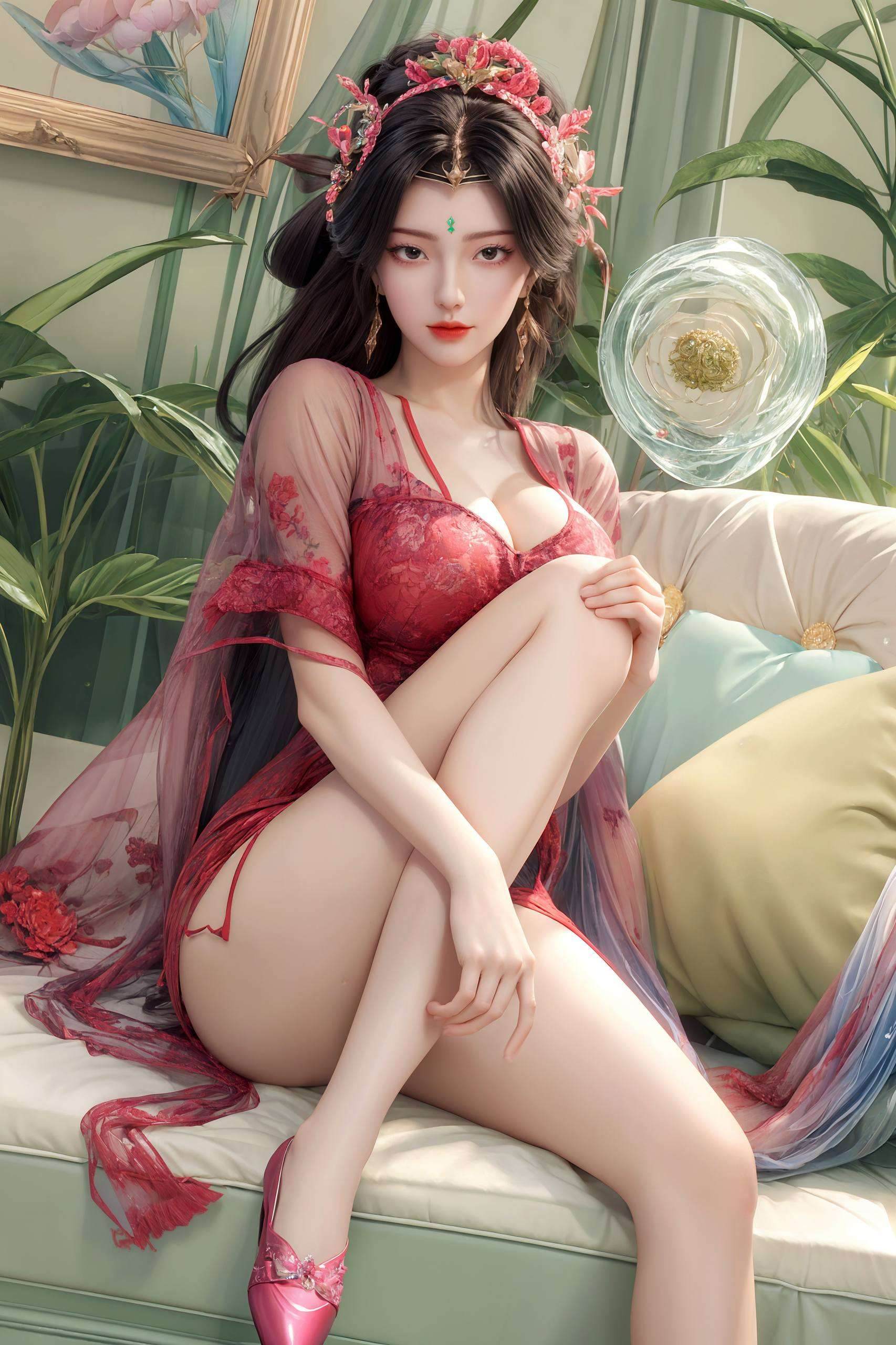 美杜莎柳神手机壁纸高清美图