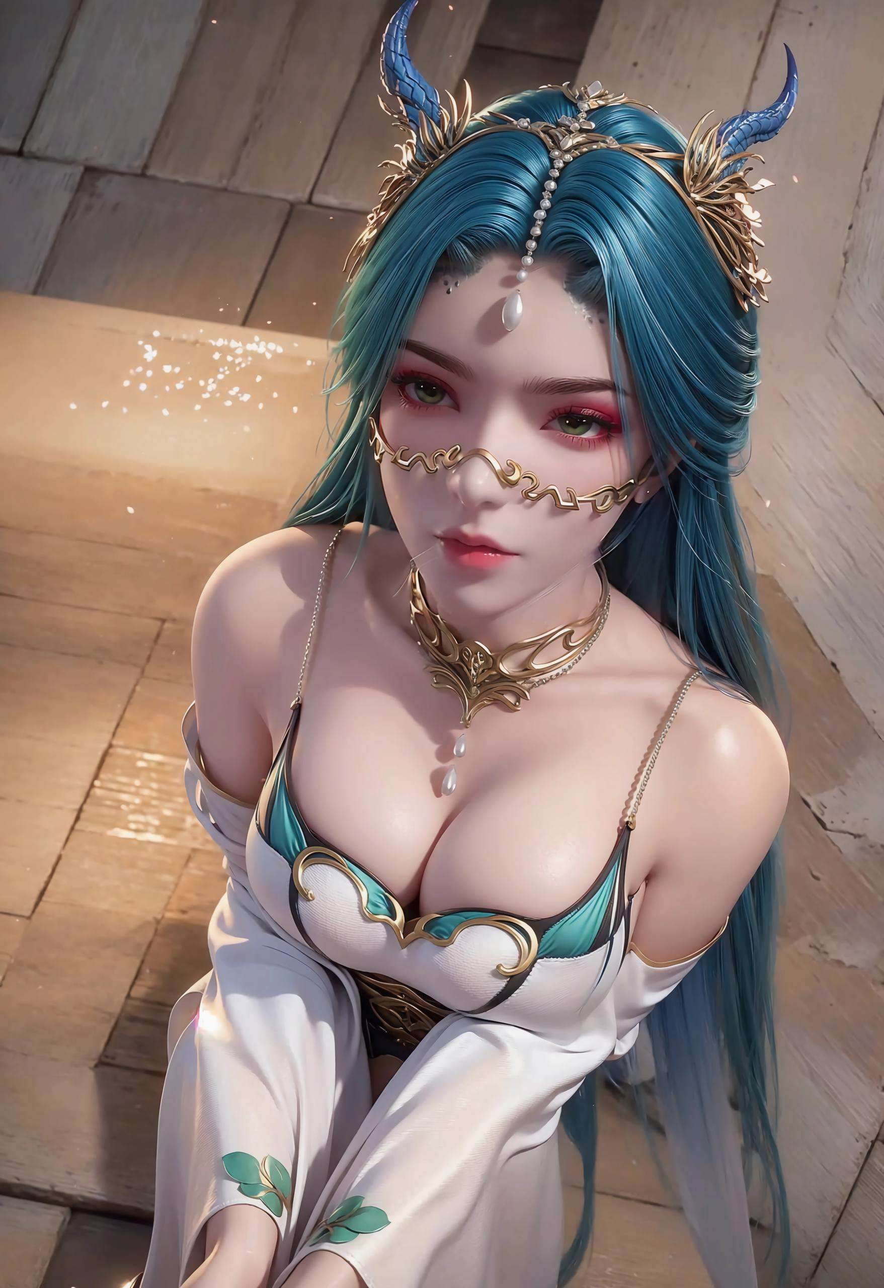 小龙女斗破高清美图