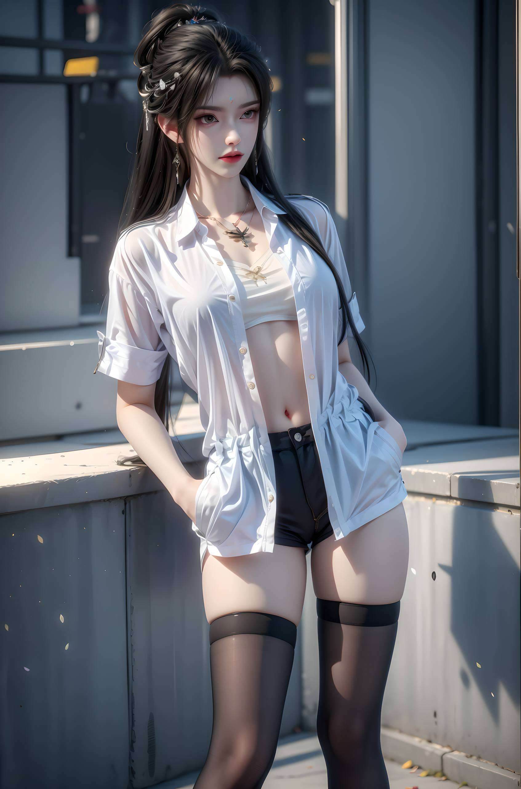 清漪撑伞壁纸高清美图