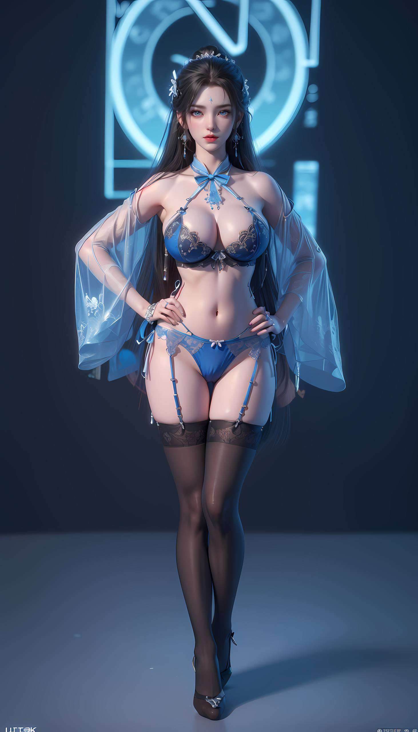 完美世界清漪壁纸泳装高清美图