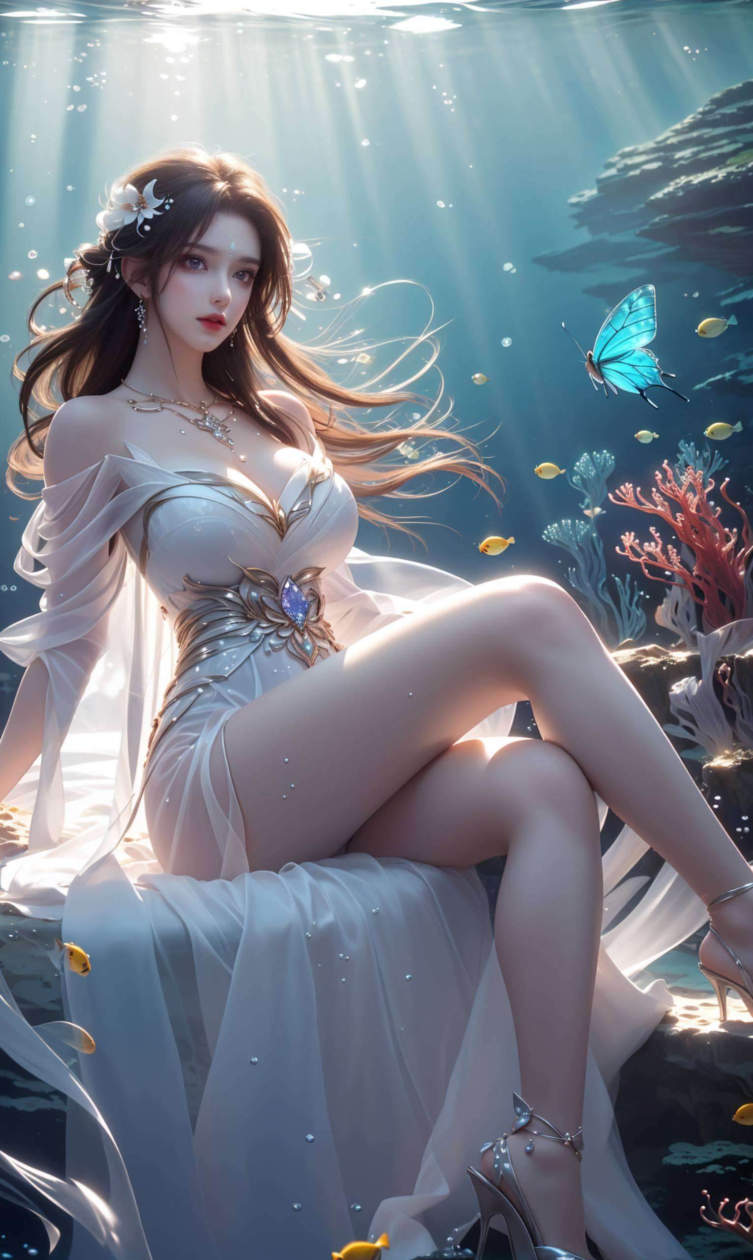 清漪青月焰壁纸高清美图