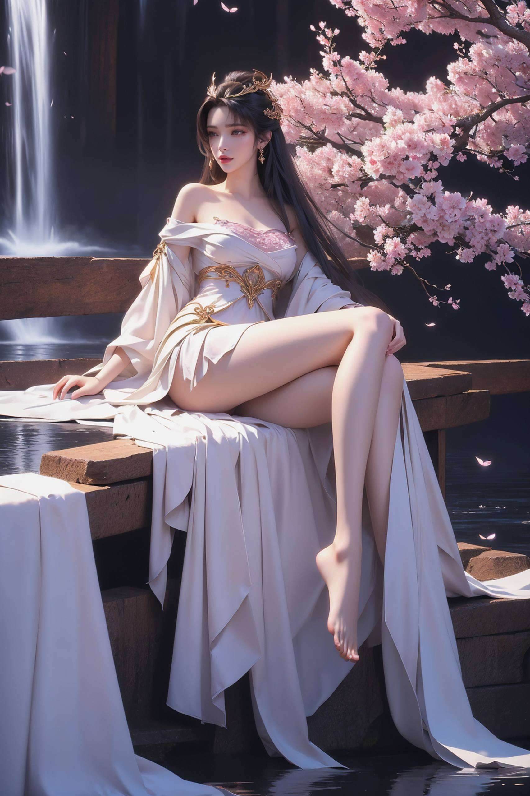 天狐仙子腿照壁纸高清美图