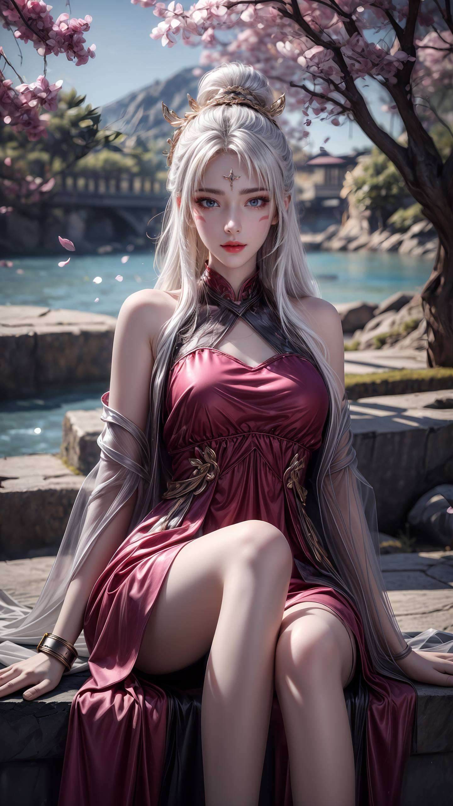 天狐仙子背景图高清壁纸高清美图