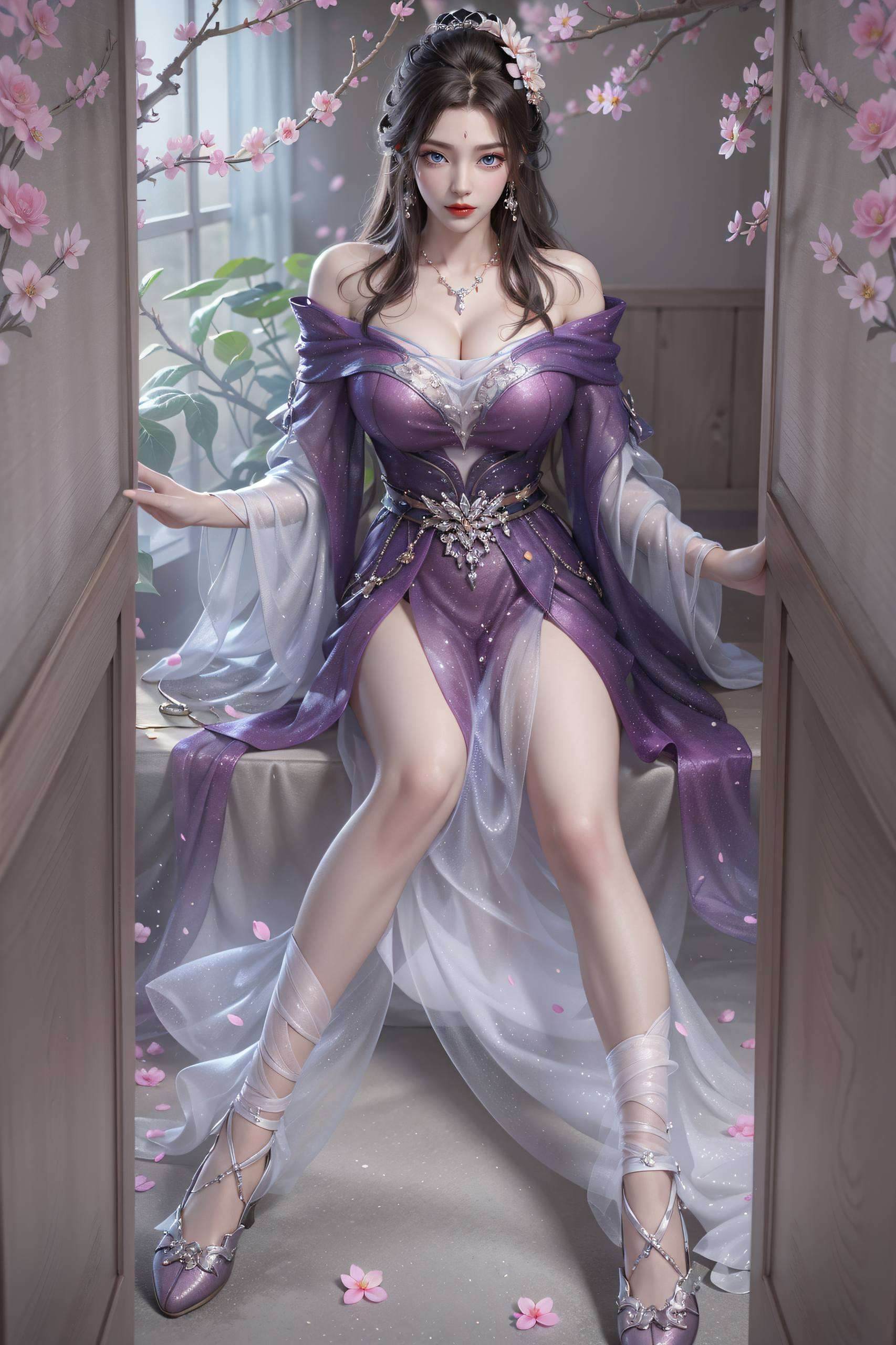 月婵站立壁纸高清美图