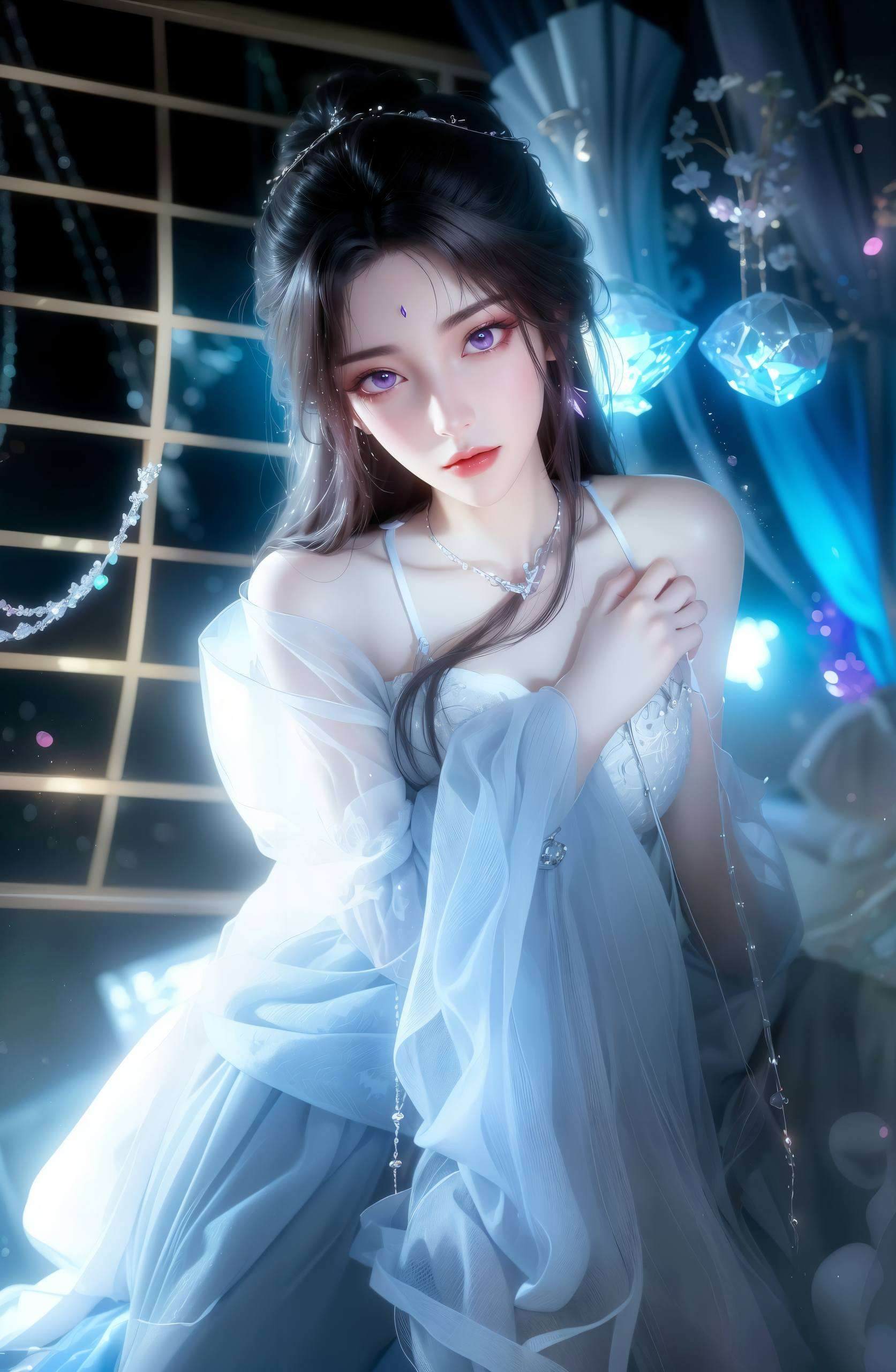 月婵正面壁纸高清美图