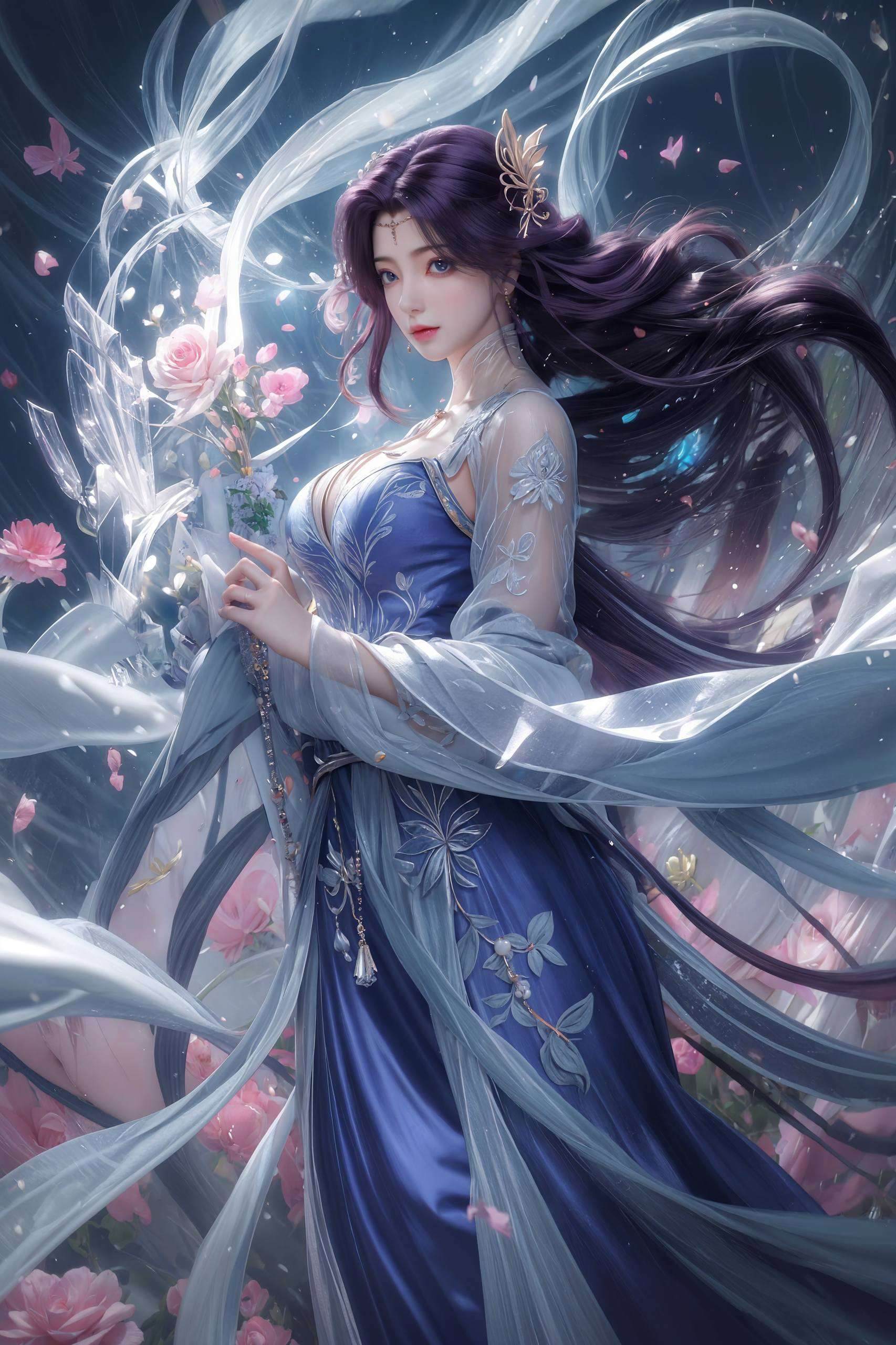 云曦哭横屏壁纸高清美图
