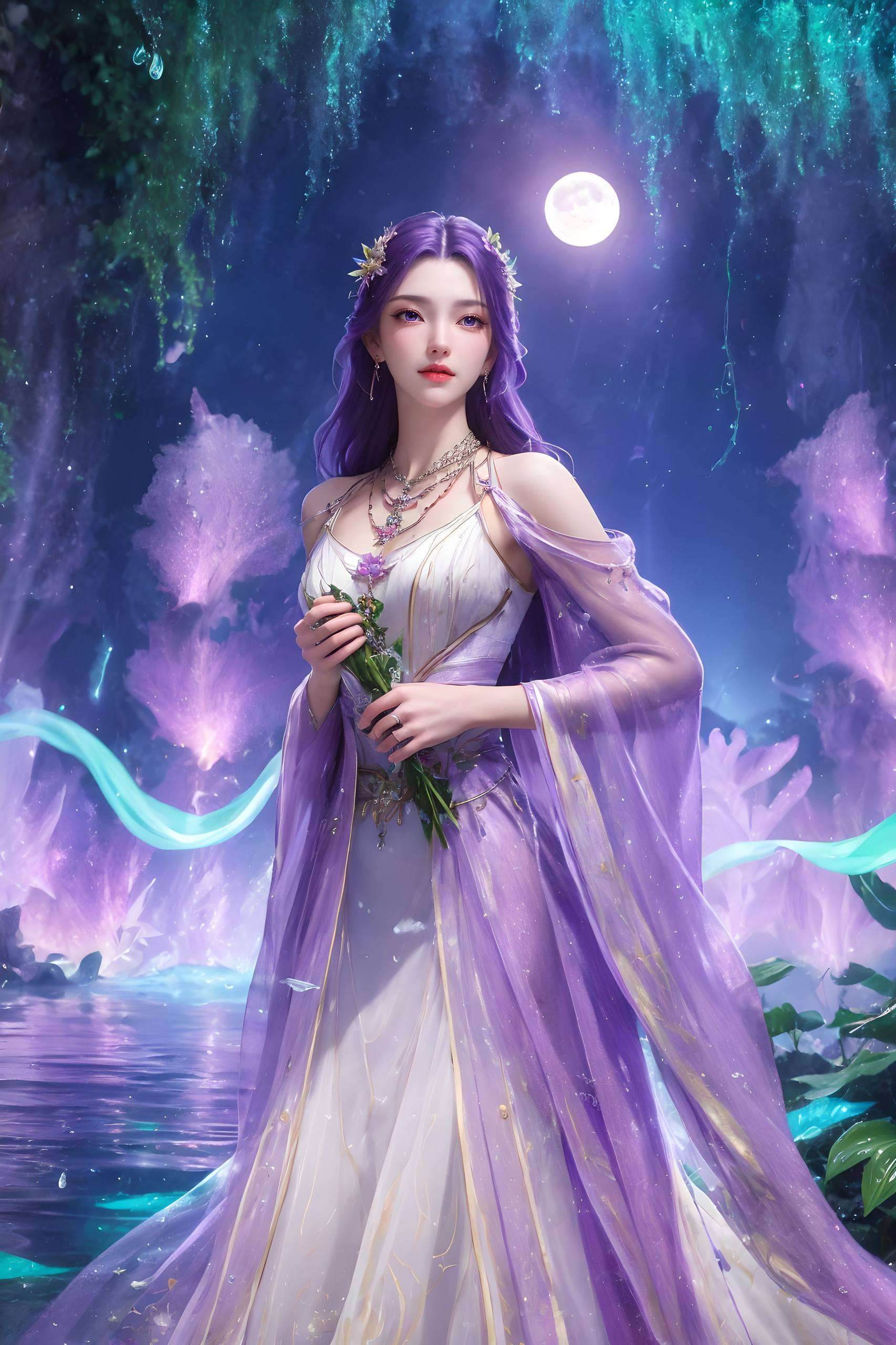 云曦背影壁纸超清高清美图