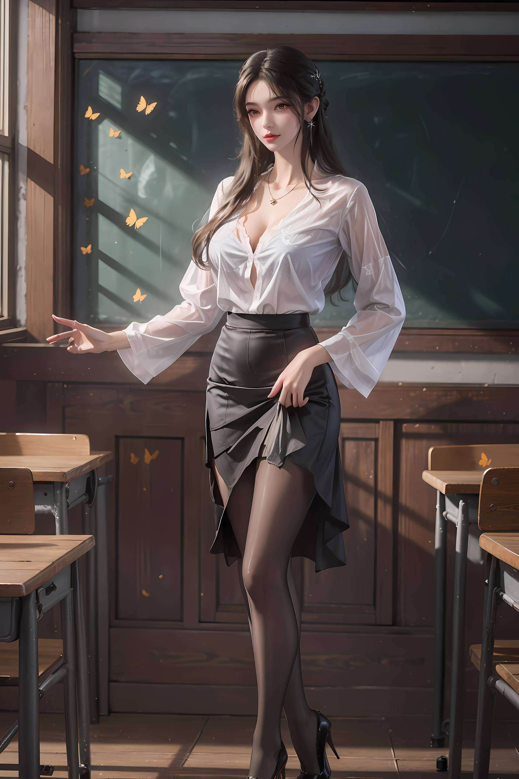 李慕婉施法布阵壁纸高清美图