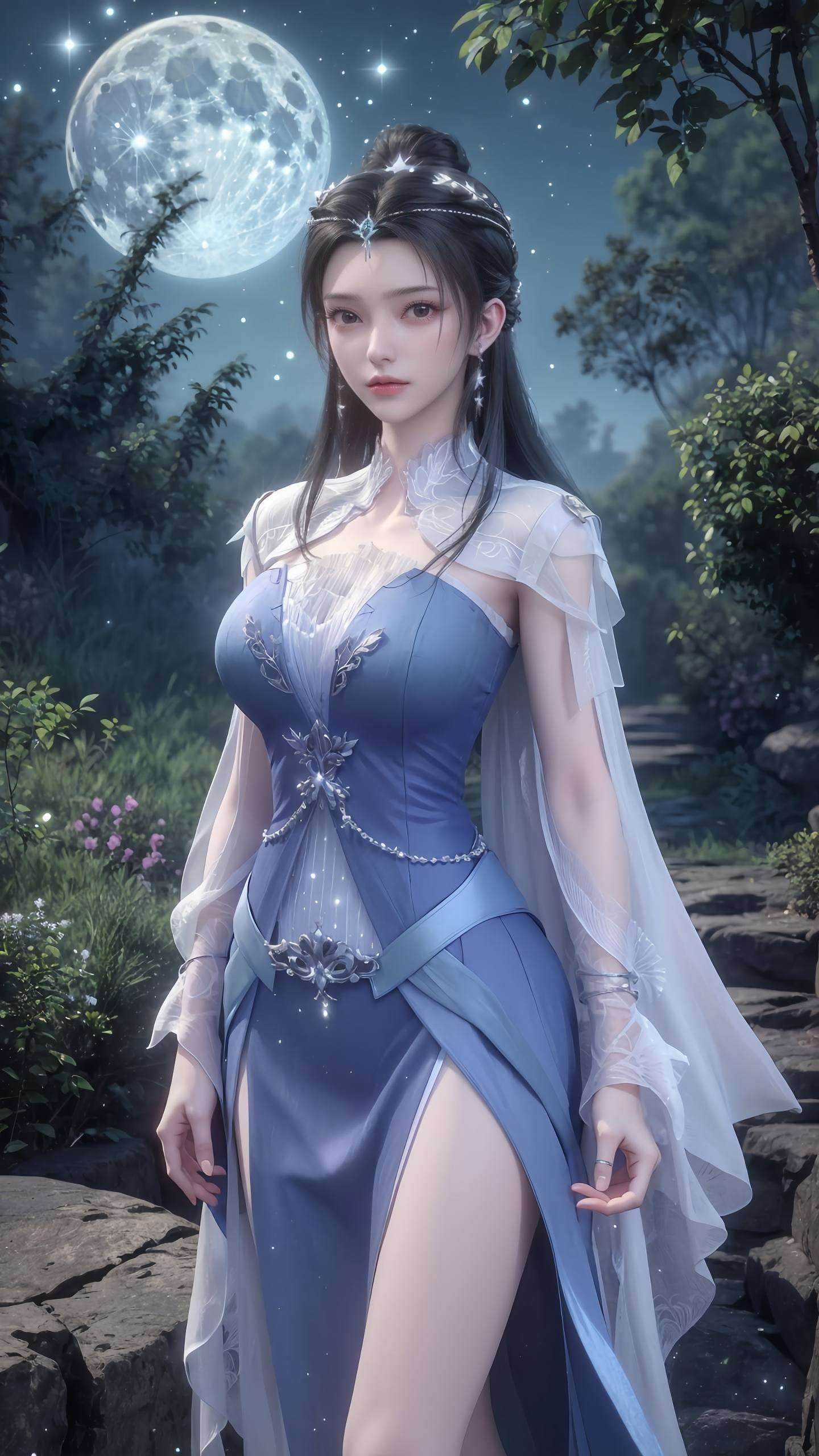 动态壁纸李慕婉婚礼服高清美图
