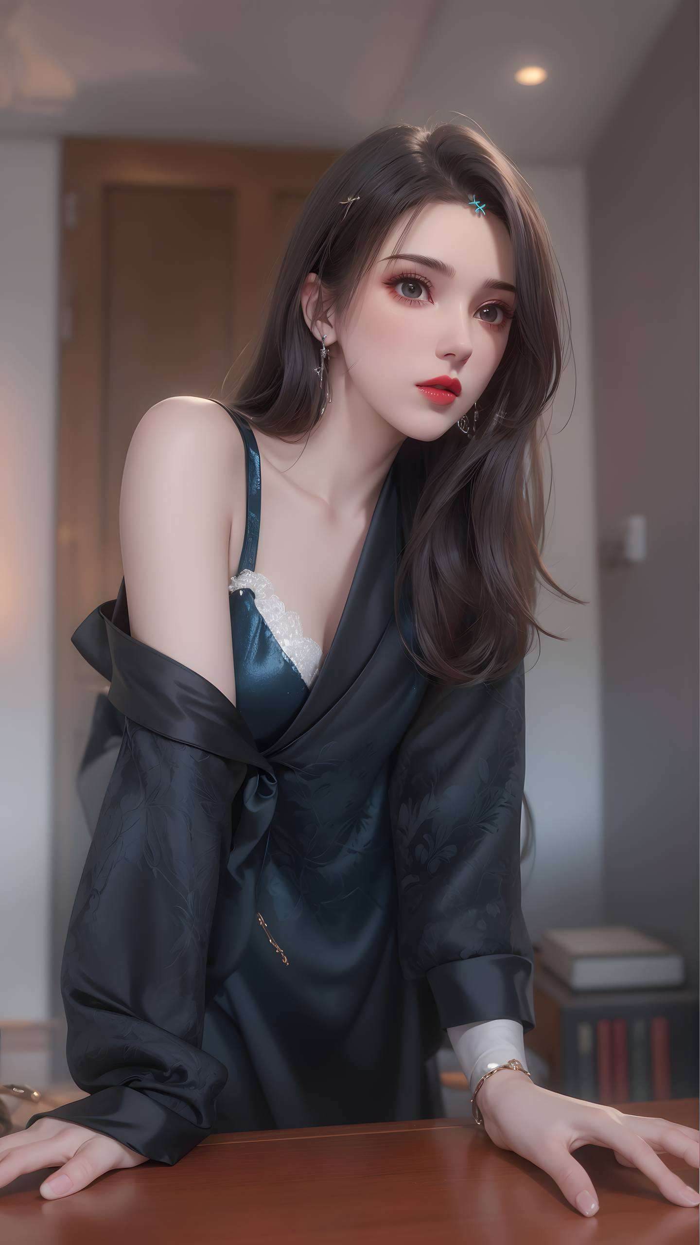 李婉慕眼神壁纸高清美图
