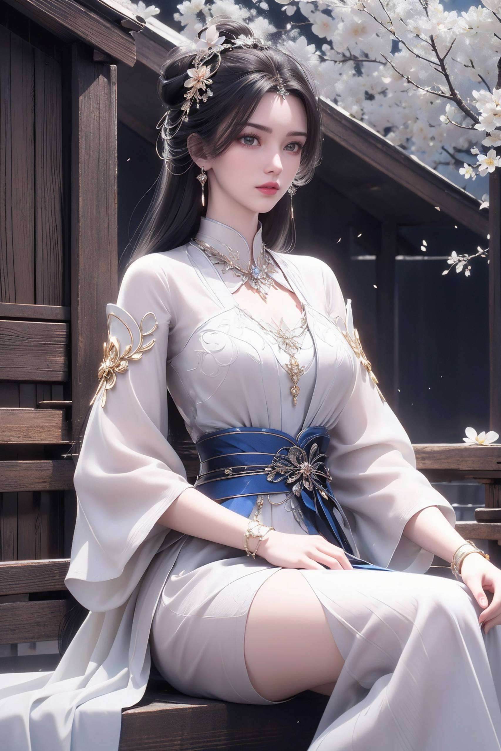 王林李慕婉背影手机壁纸高清美图