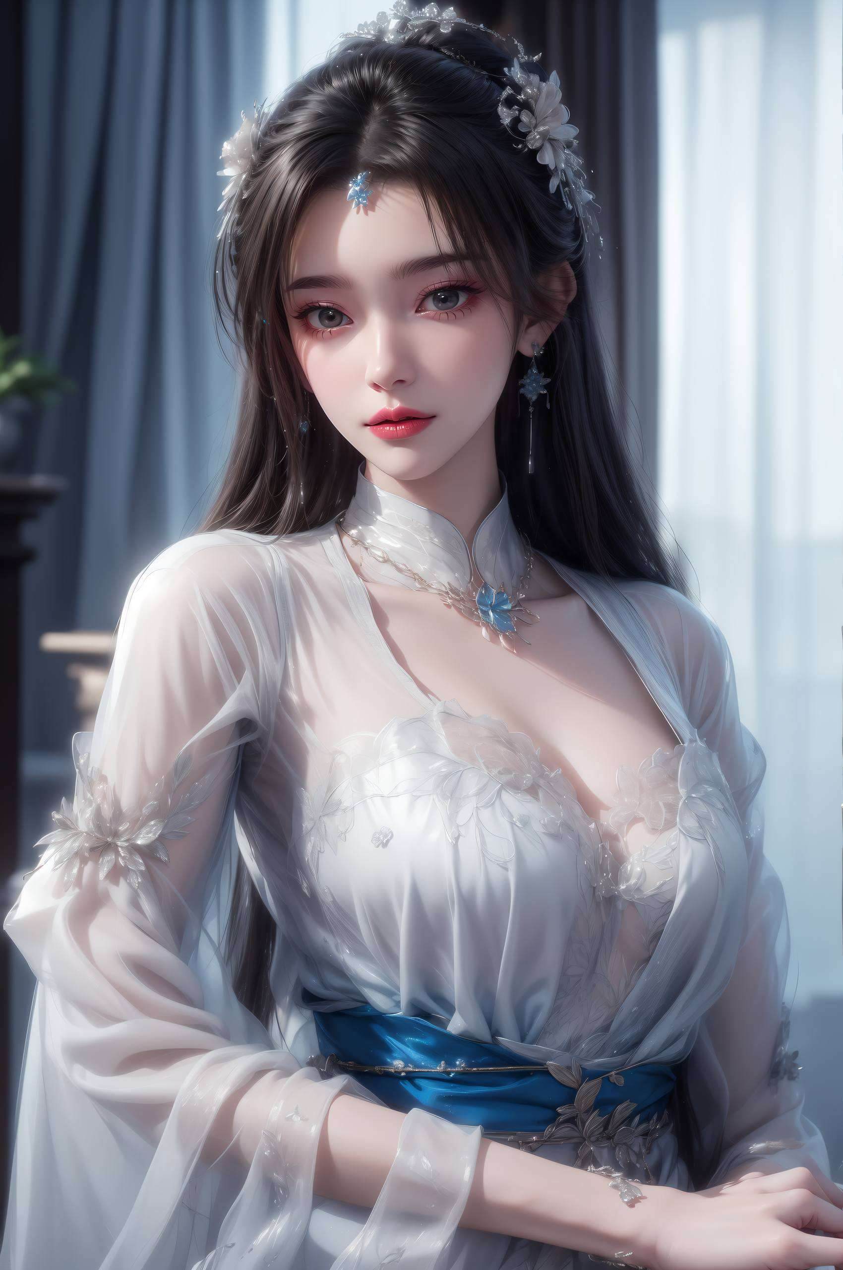 李慕婉动漫ai壁纸高清美图