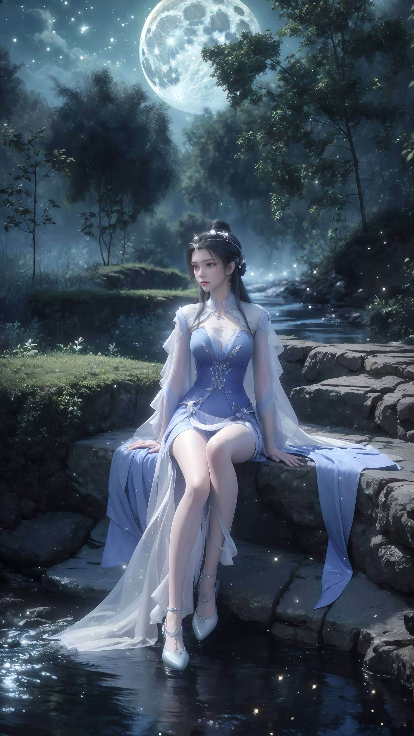 李慕婉清凉壁纸高清美图