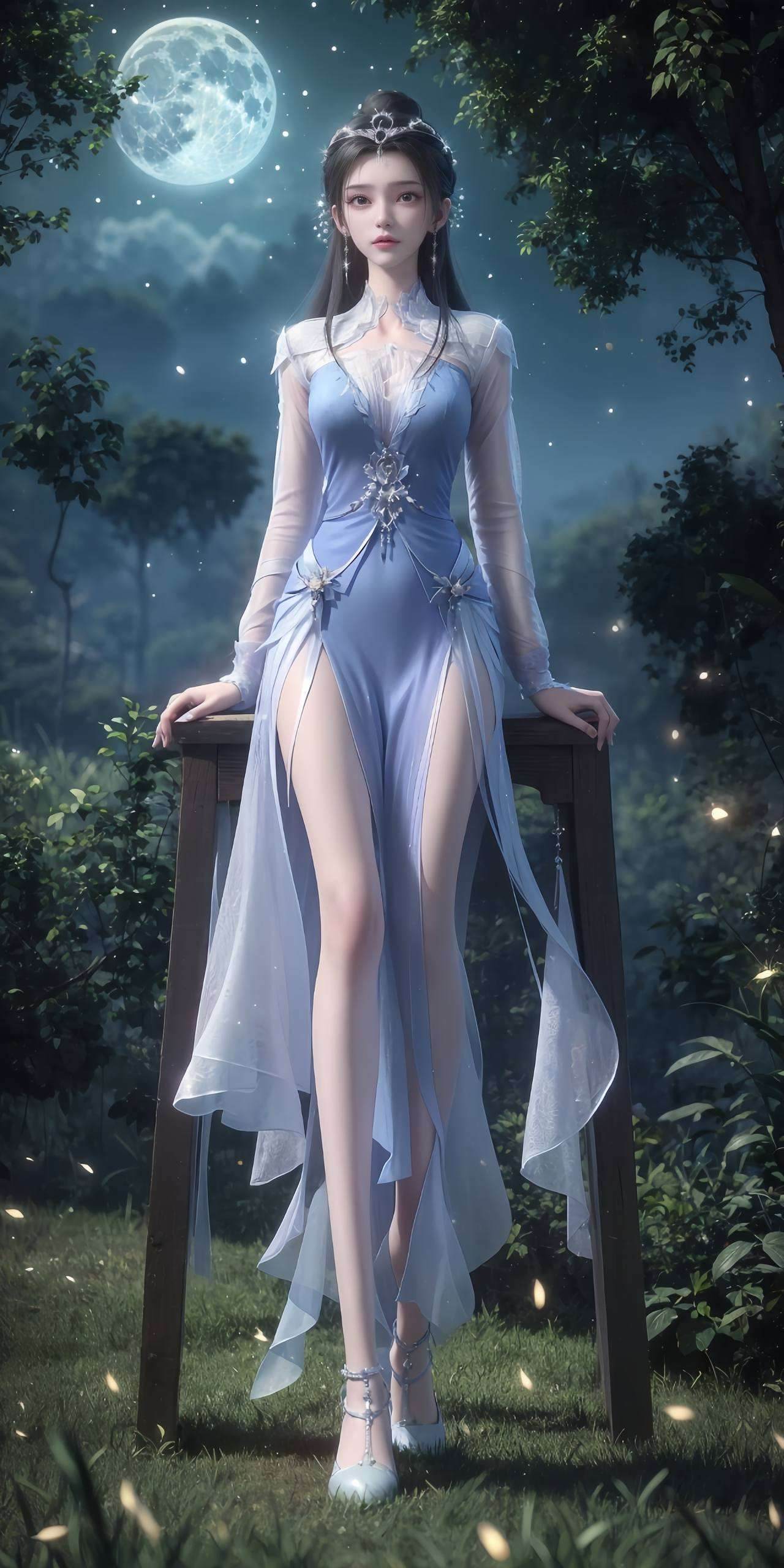 李慕婉礼服高清壁纸4k全屏高清美图