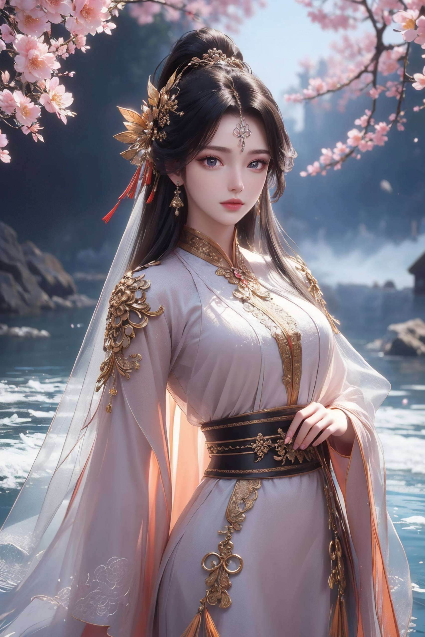 仙逆周紫虹出浴壁纸高清美图