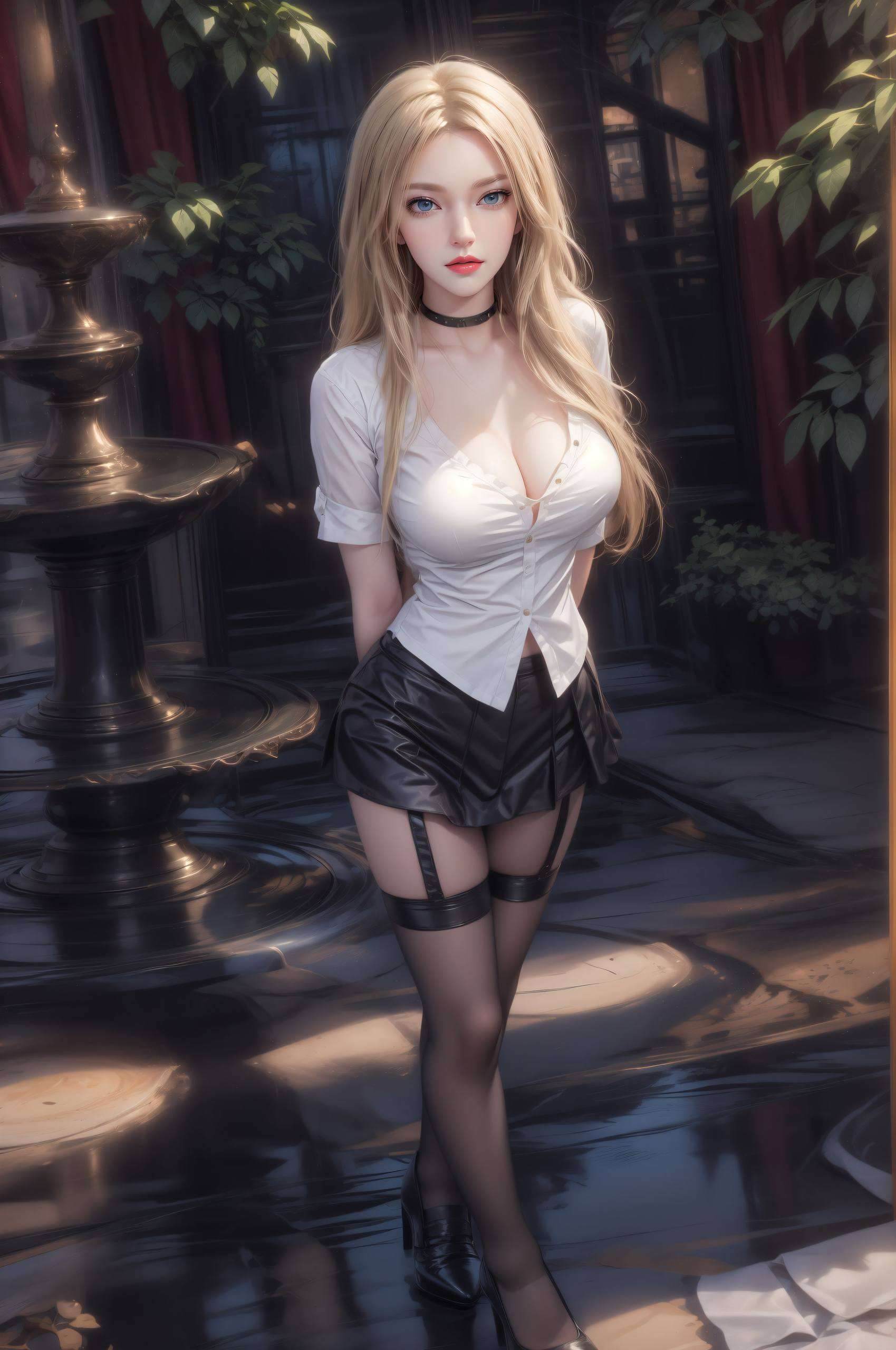 雄兵连凯莎坐着高清壁纸高清美图