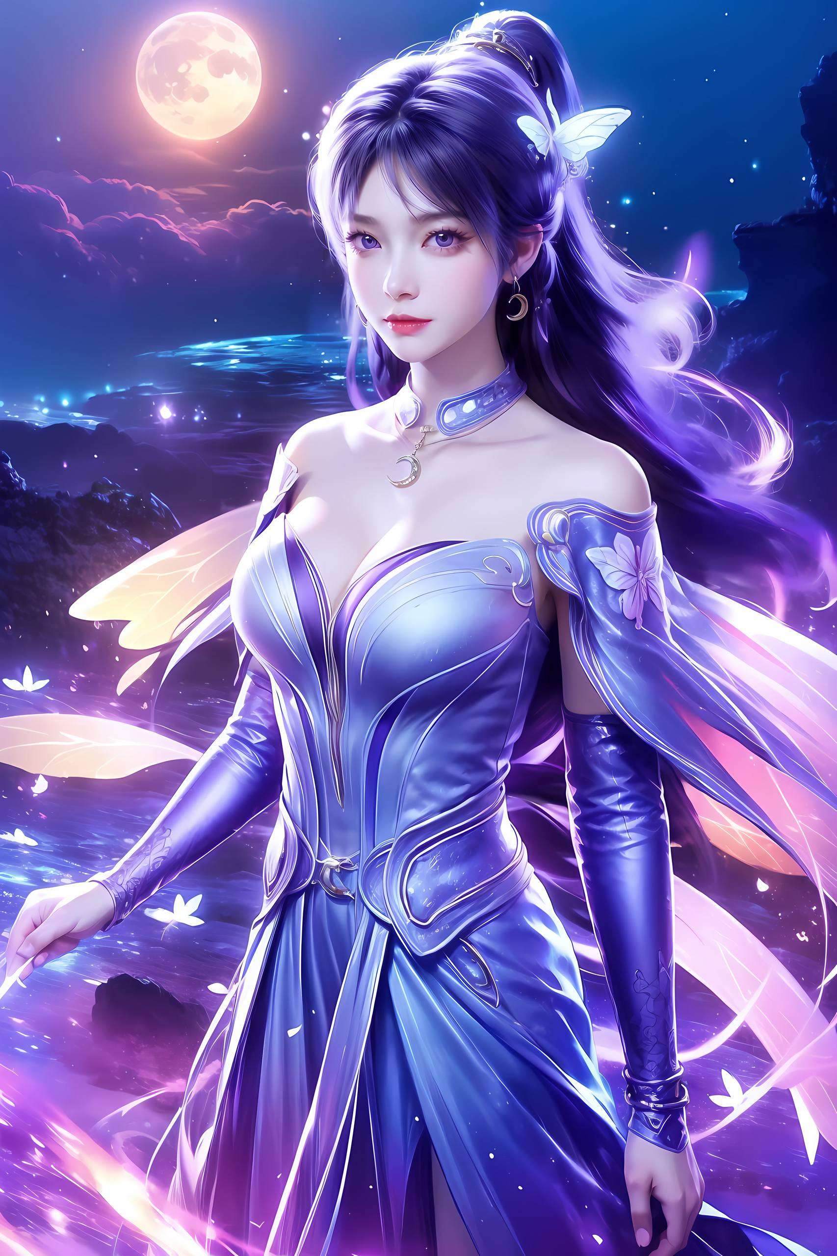 遮天动漫姬紫月电脑壁纸高清美图