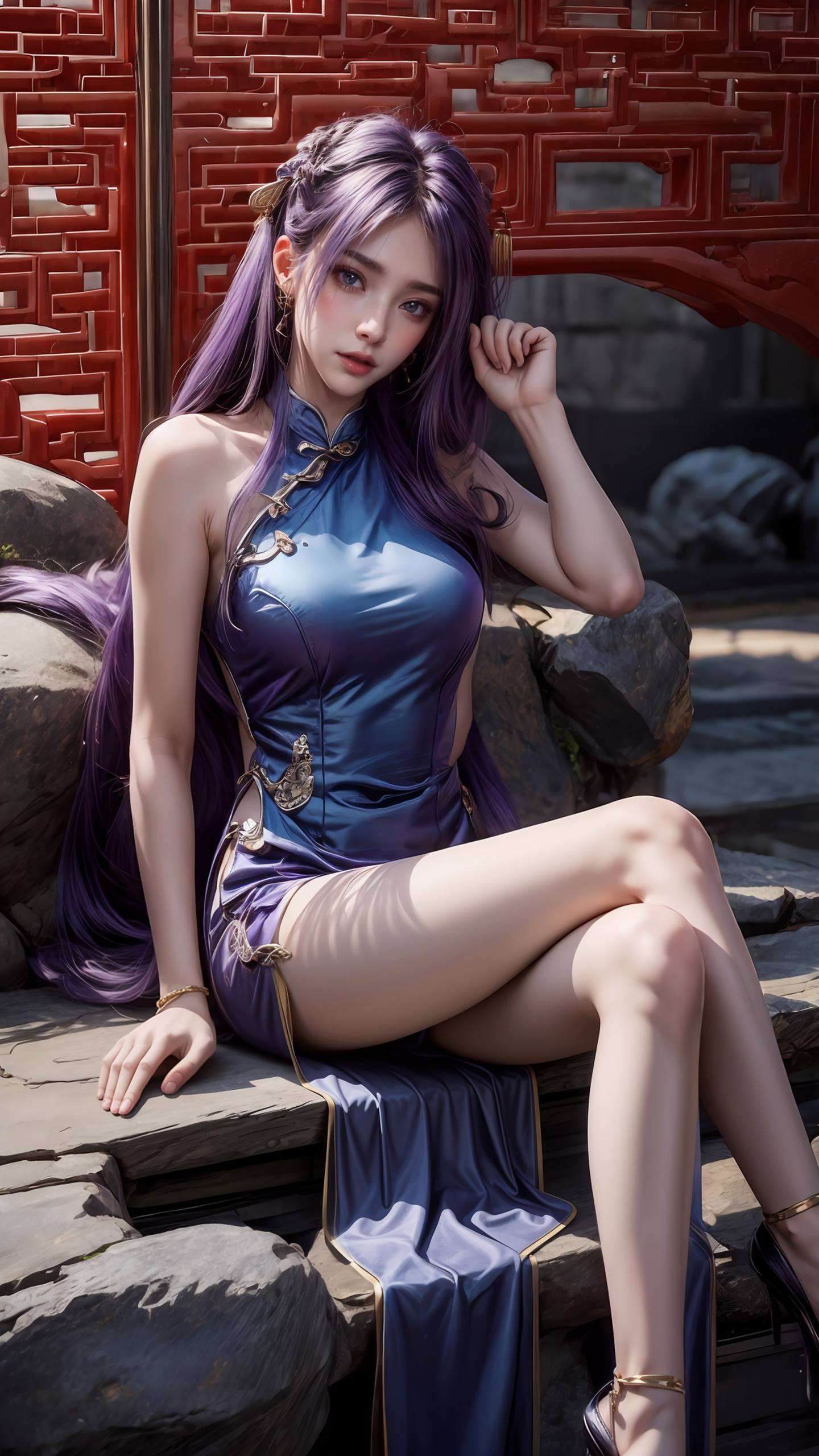 动漫动态壁纸姬紫月高清美图