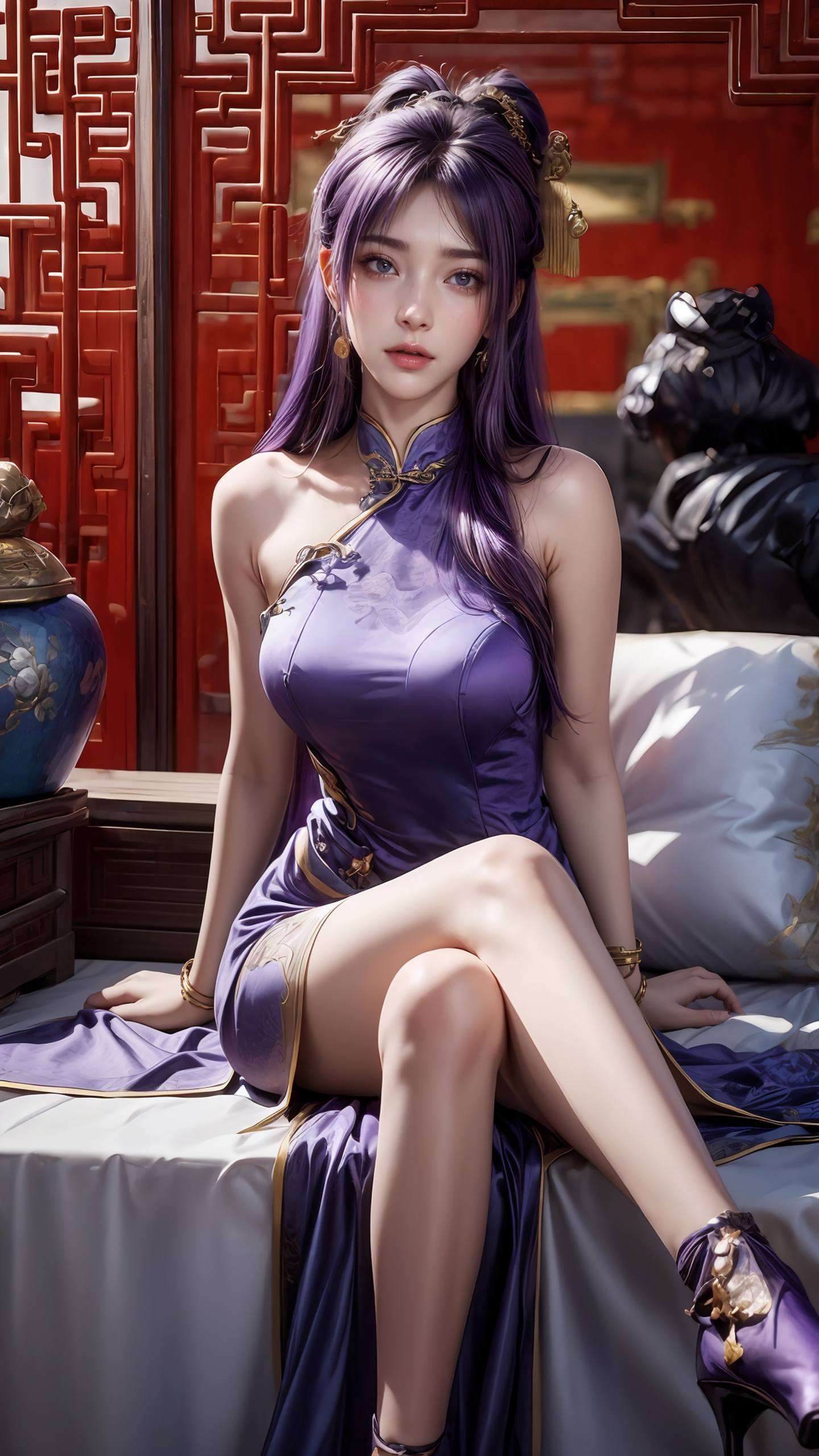 姬紫月4k壁纸高清美图