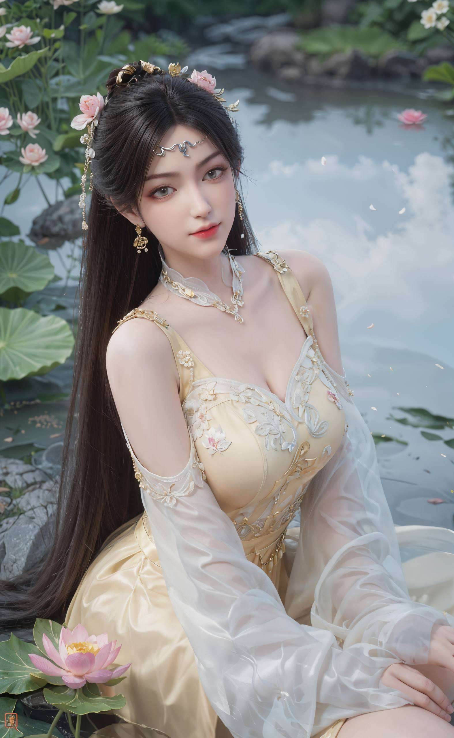金瓶儿跳舞动态壁纸高清美图