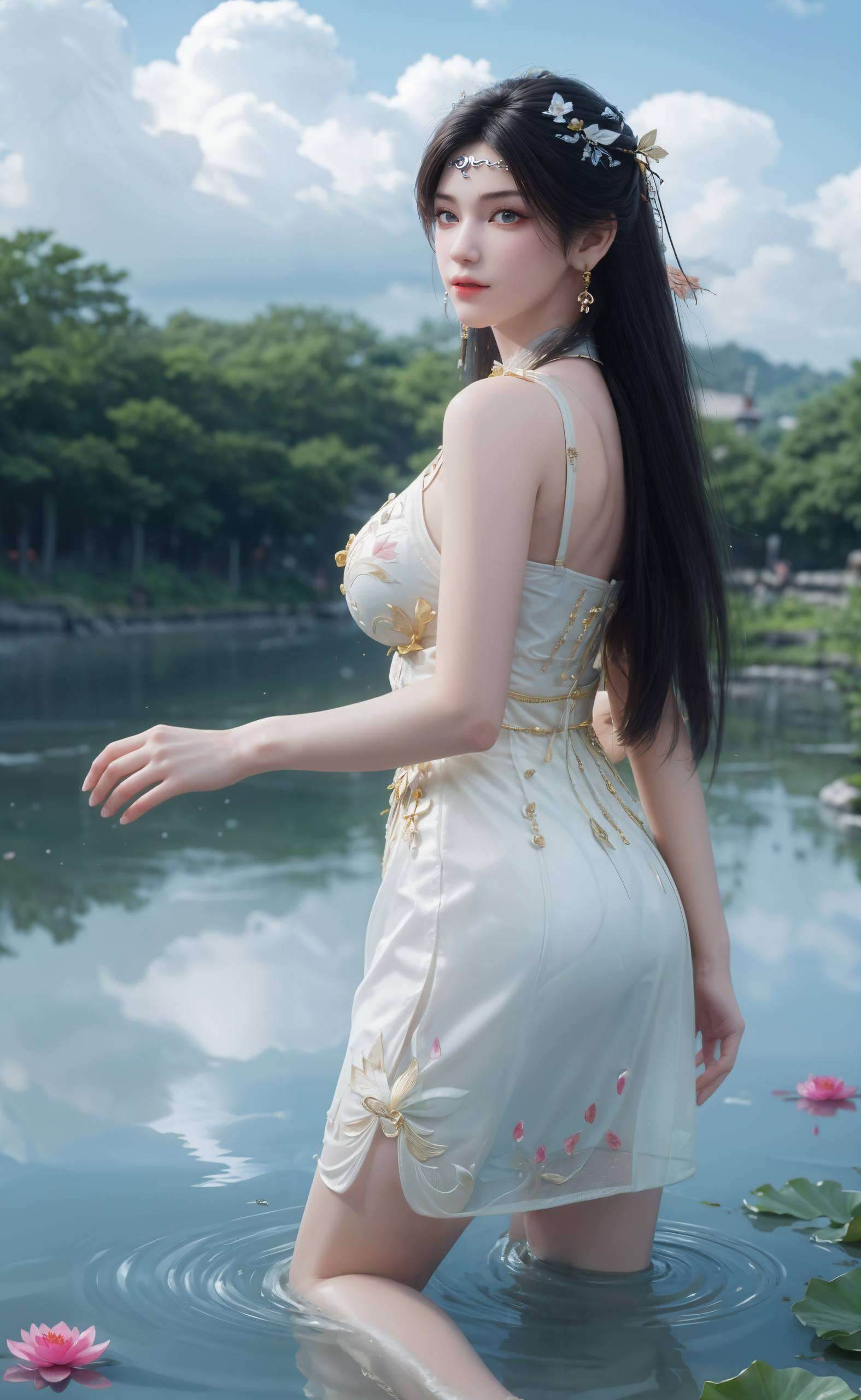 金瓶儿高清横屏壁纸4k高清美图