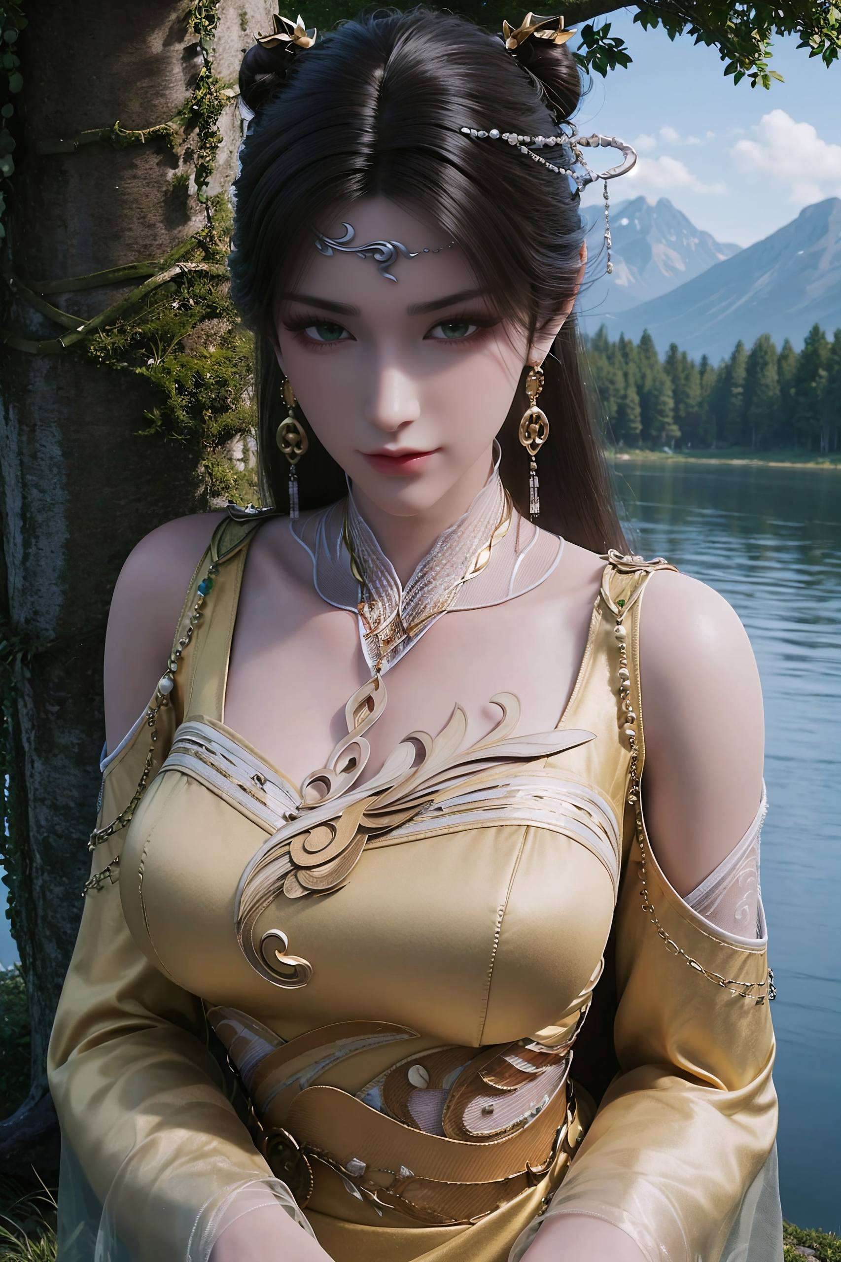 金瓶儿锁屏壁纸超清图片高清美图