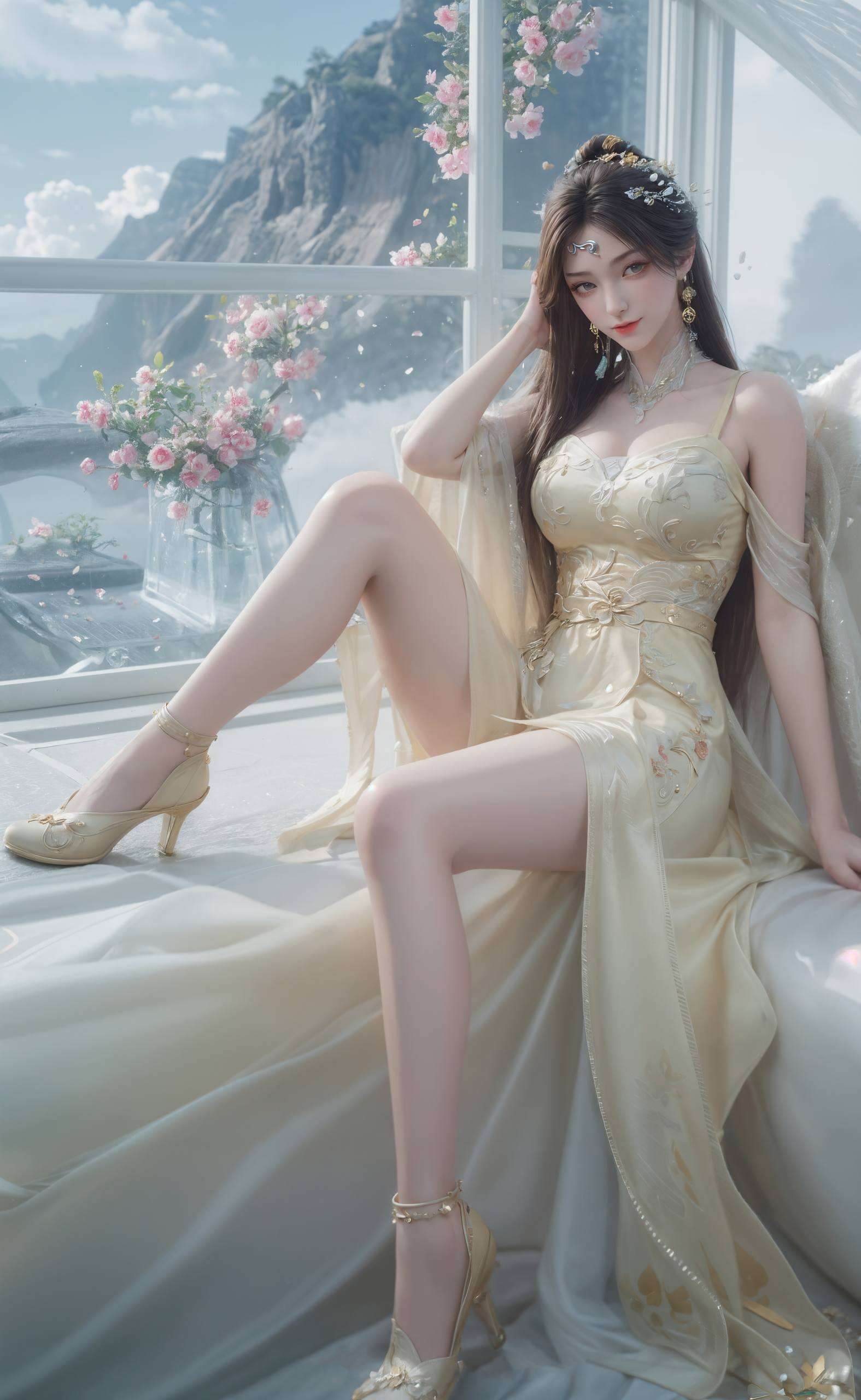 诛仙壁纸金瓶儿高清美图