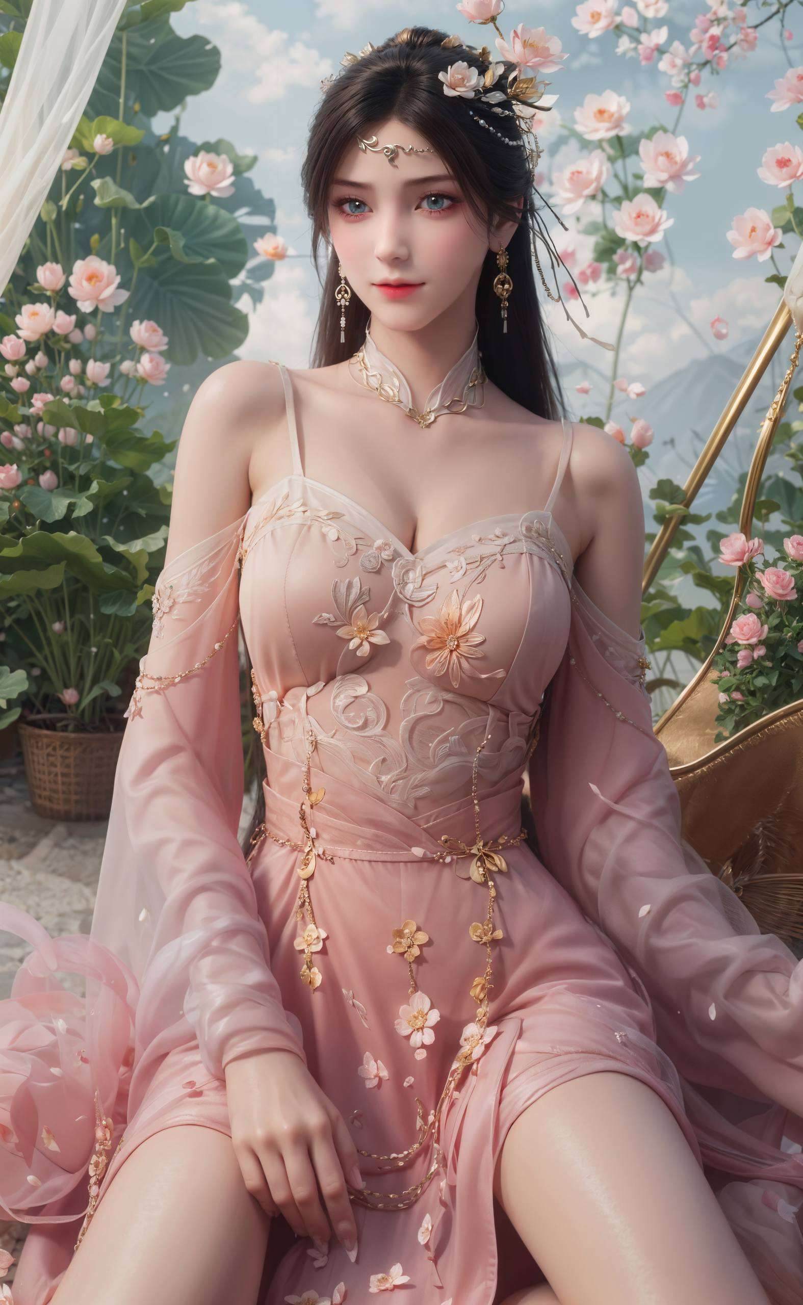 金瓶儿辫子壁纸高清美图