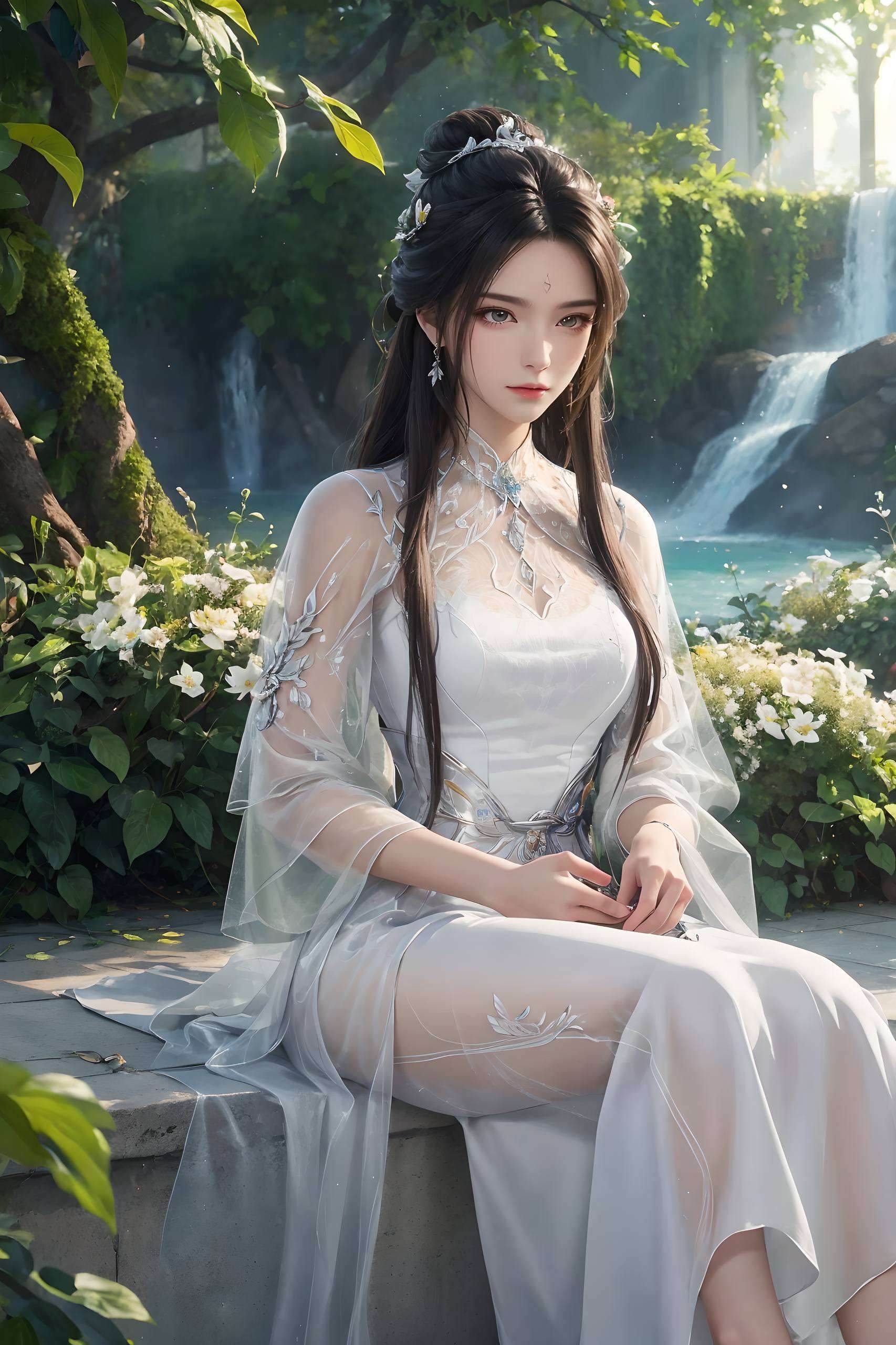 陆雪琪学生JK装4k壁纸高清美图