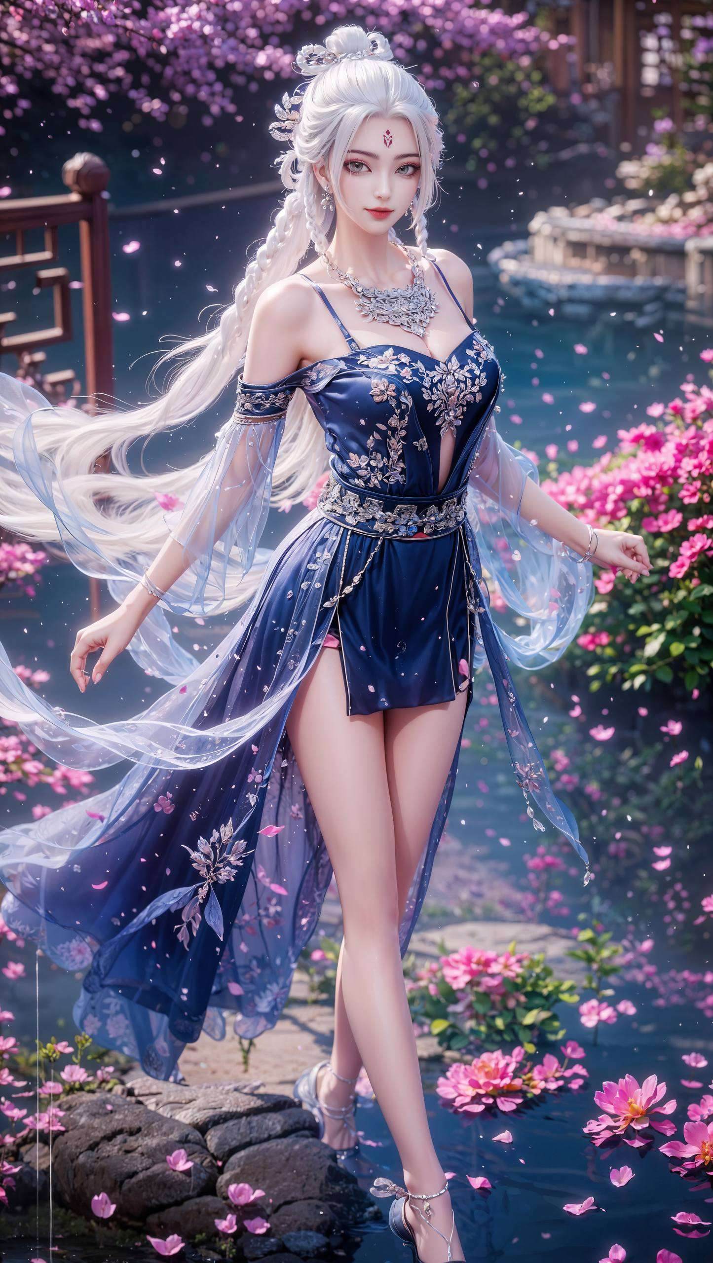 小白挺胸壁纸高清美图