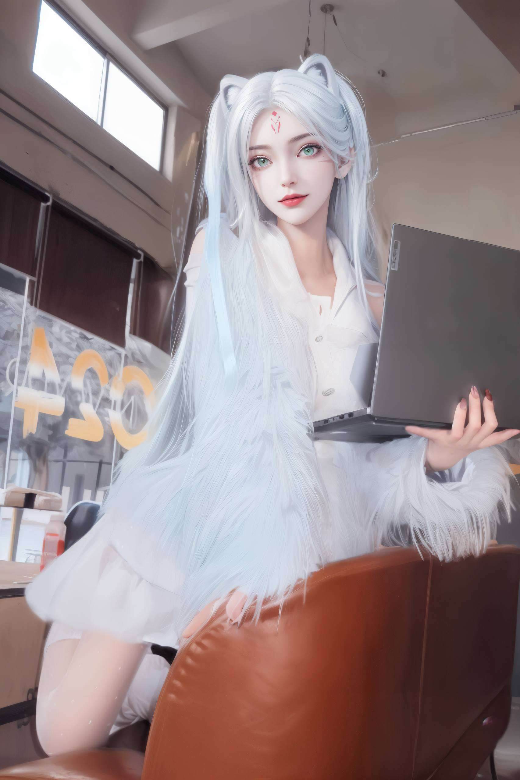 小白壁纸横屏可爱动漫版高清美图