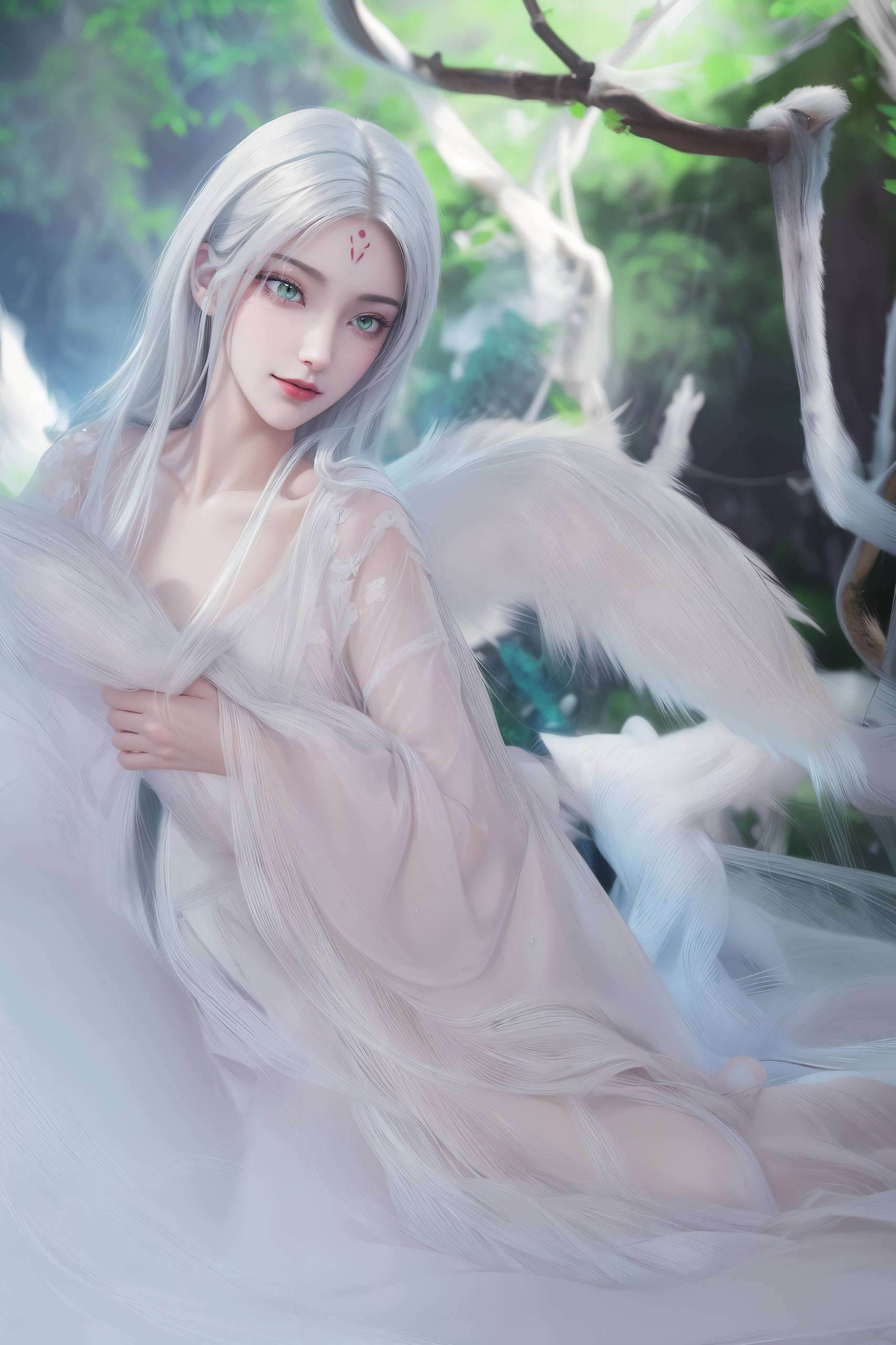 小白流泪壁纸高清美图