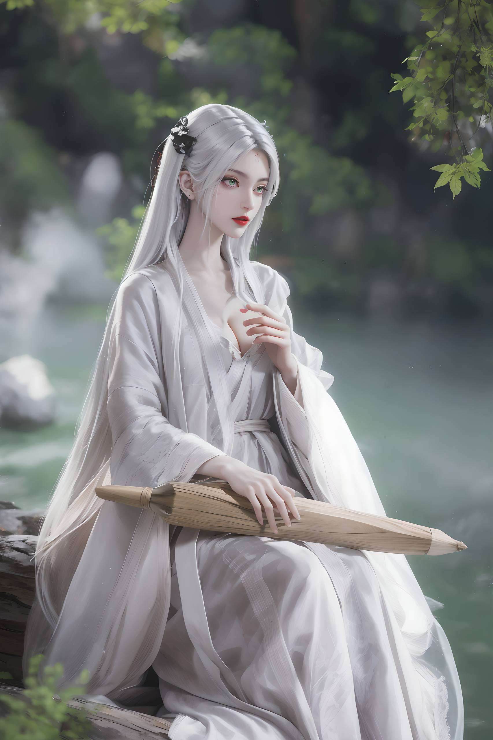 诛仙小白狐形绝美壁纸高清美图