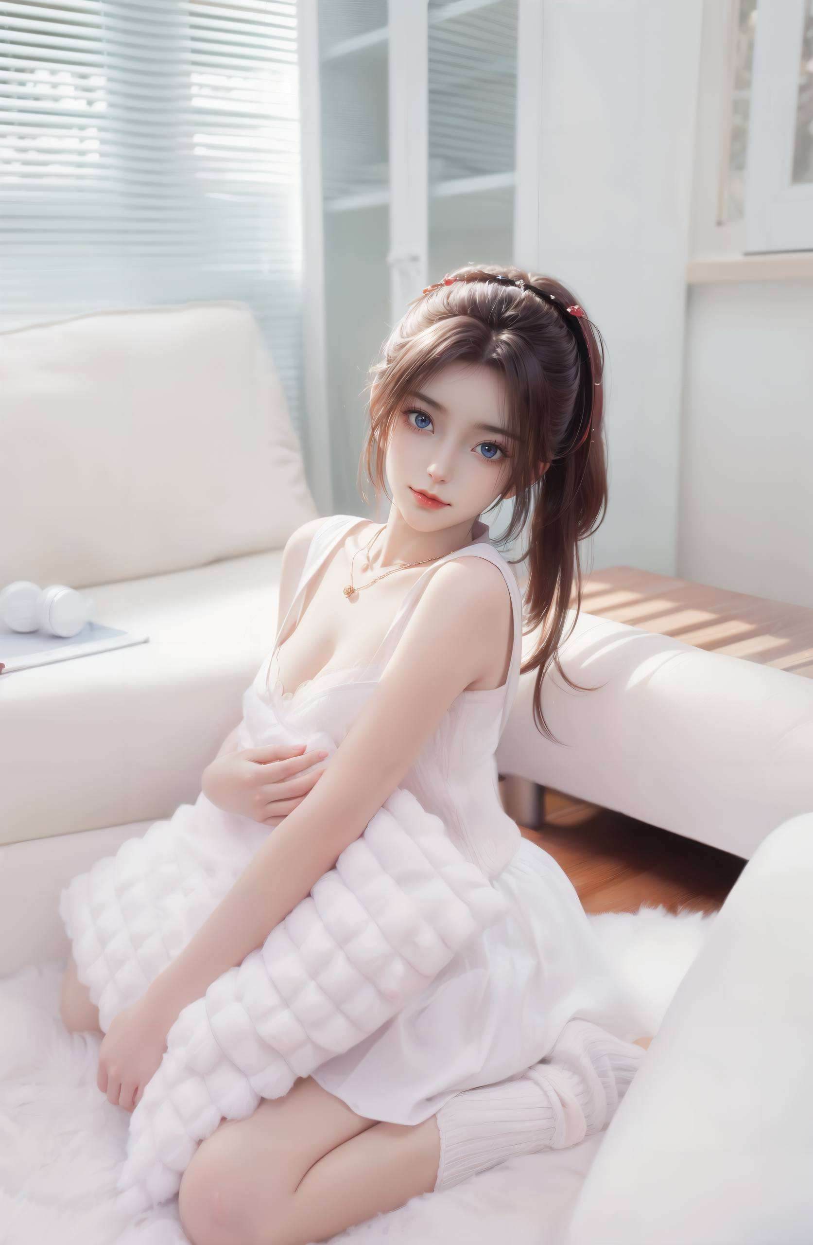 周小环高清壁纸微黄高清美图