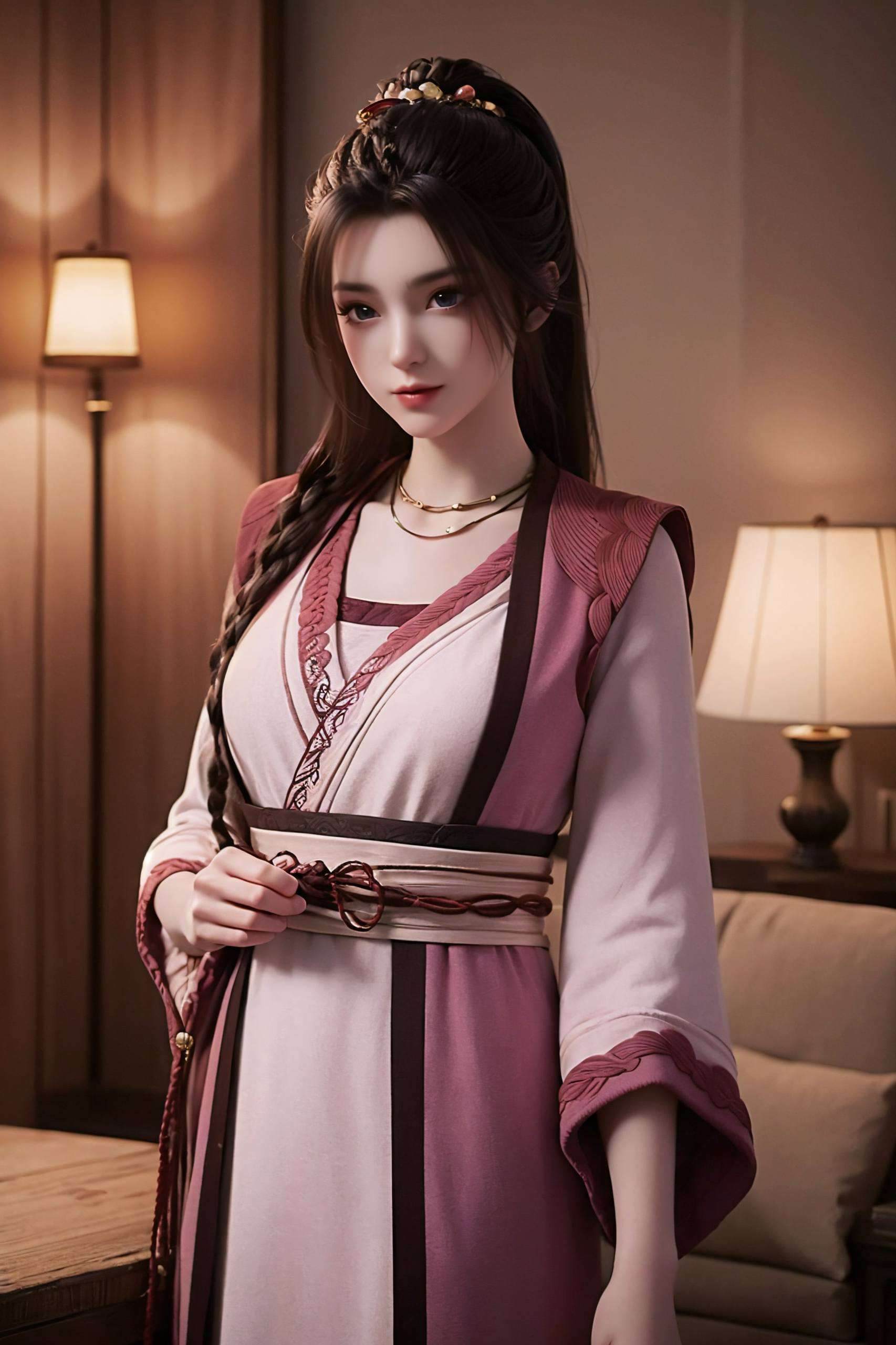 周小环辫子壁纸高清美图